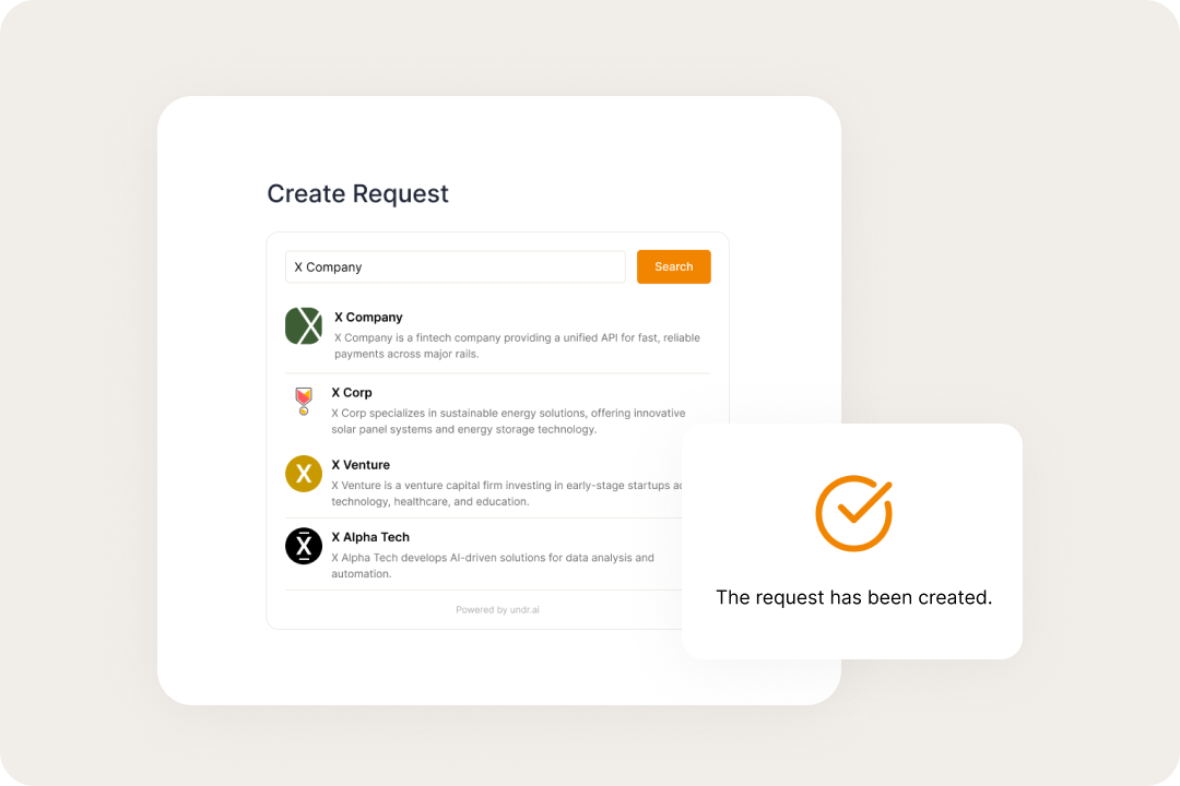 Dashboard mockup